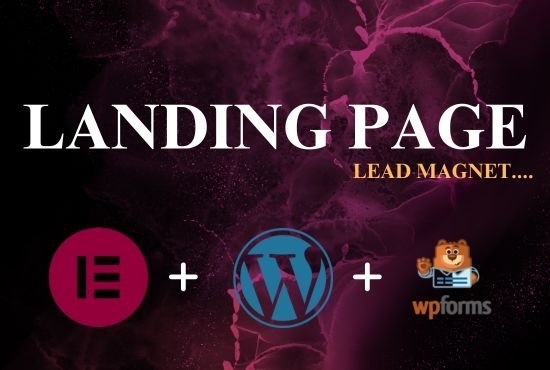 I will create high converting landing page or squeeze page