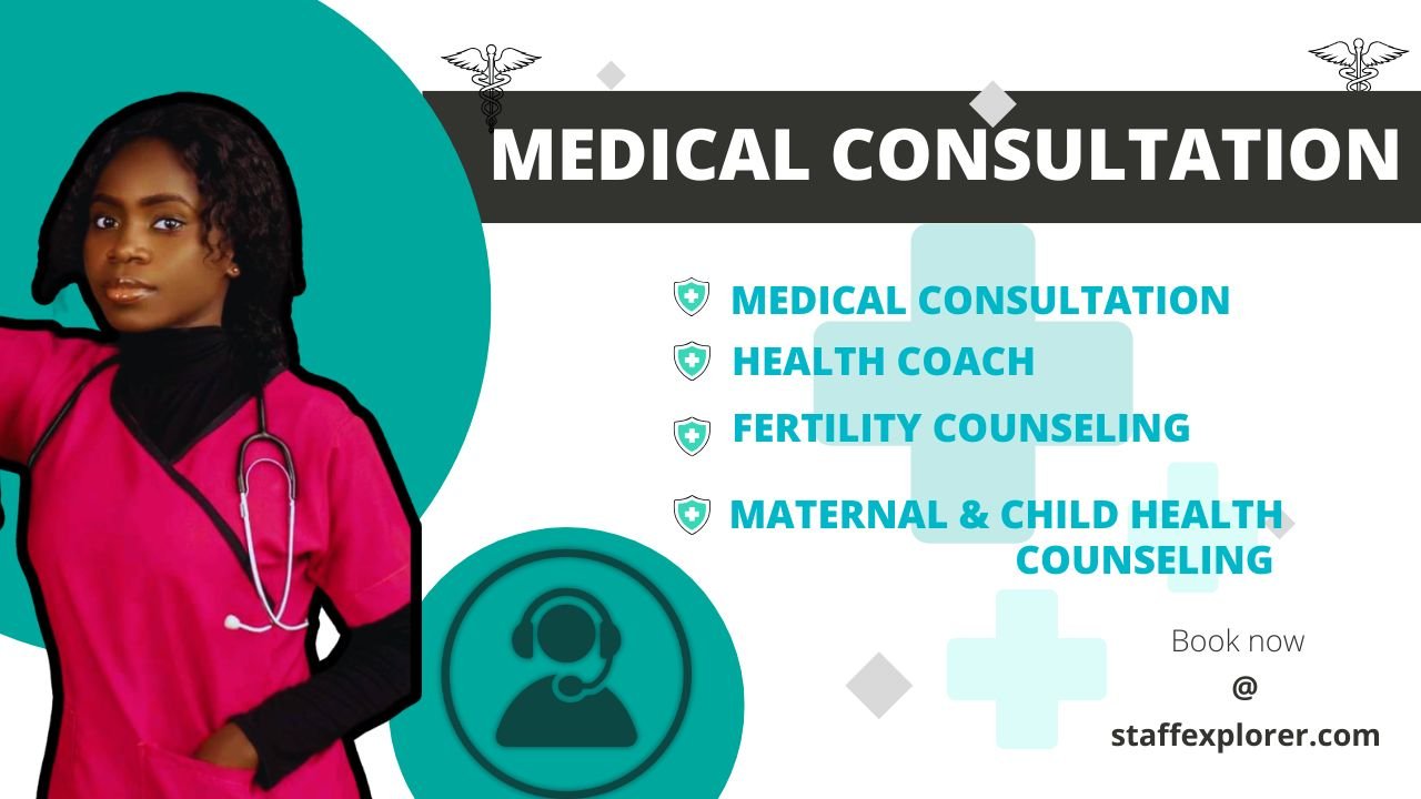 I will be your Expert Freelance Nurse/Midwife & Health Consultant